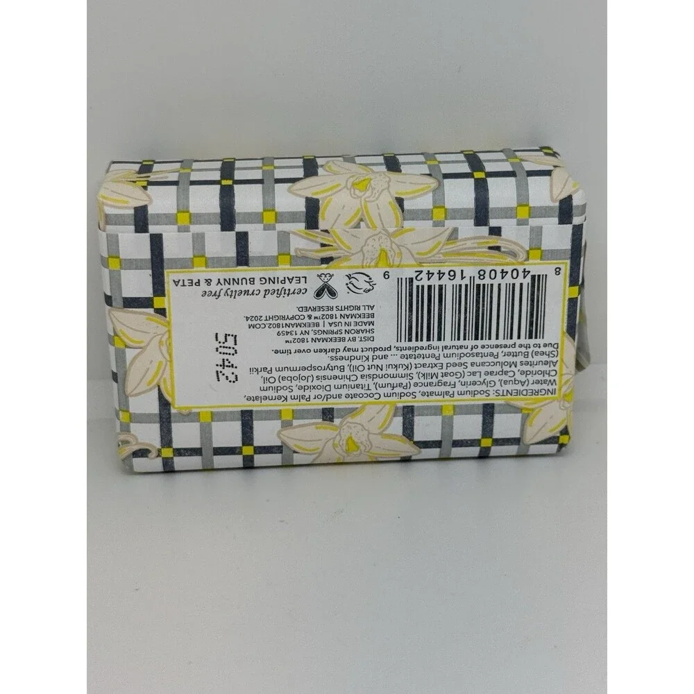 Beekman 1802 Goat Milk Soap Bars Pistachio Dark‎ Cherry & Vanilla 3.5oz Set New